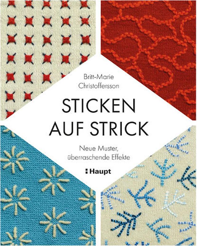 Sticken auf Strick