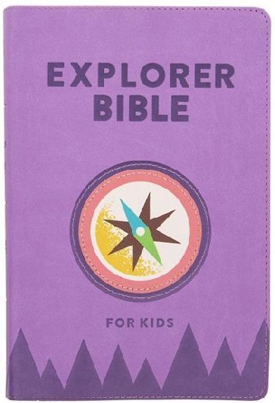 CSB Explorer Bible for Kids, Lavender Compass Leathertouch, Indexed