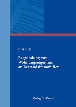 Begründung von Wohnungseigentum an Bestandsimmobilien