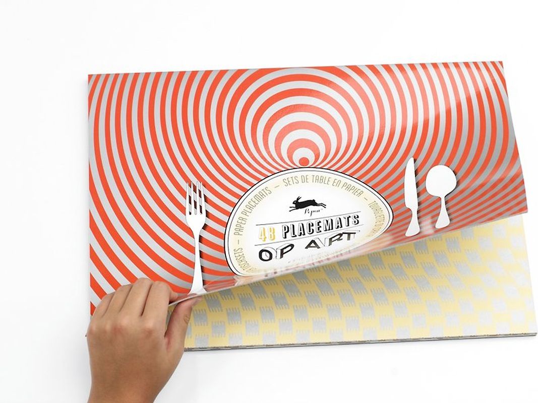 Op Art. Placemat Pad