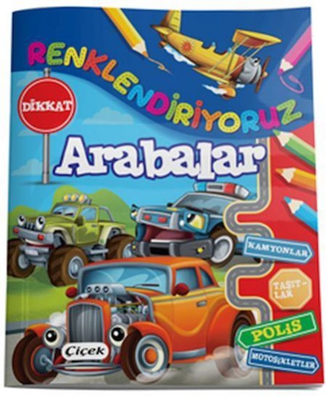 Renklendiriyoruz Arabalar