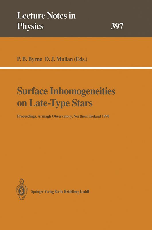 Surface Inhomogeneities on Late-Type Stars