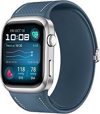 Image of Huawei Watch D2 zilver met Leren Band M/L blauw (Refurbished)