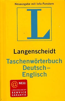 Langenscheidt Taschenwörterbücher. Deutsch-Englisch