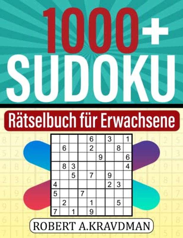 1,000+ SUDOKU-Rätselbuch für Erwachsene (DE Ausführung): 1008 Rätsel mittel bis schwer