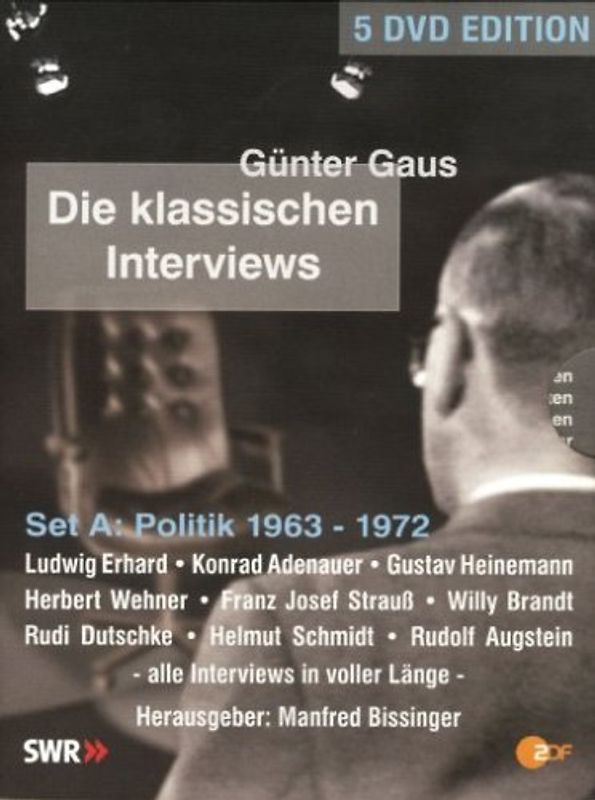 Günter Gaus - Interviews 1963-72 Die klassischen Interviews DVD