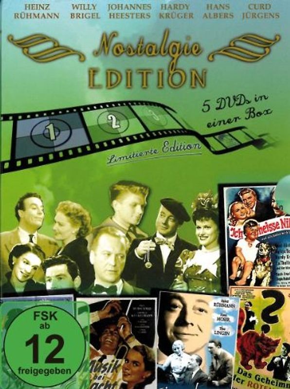 Nostalgie Edition 1 - 5 DVD - Ich heiße Niki - Das Geheimnis der roten Katze - Himmel auf Erden - Professor Nachtfalter - Musik bei Nacht DVD