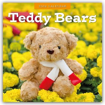 Teddy Bears 2026 Square Wall Calendar