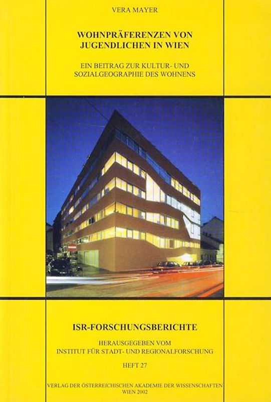 Wohnpräferenzen von Jugendlichen in Wien