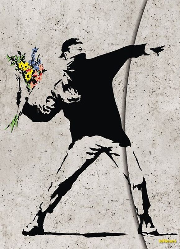 Banksy "Flower Bomber"
