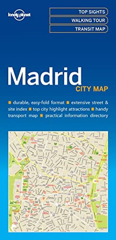 Lonely Planet Madrid City Map 1