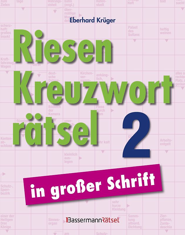 Riesen-Kreuzworträtsel in großer Schrift 2 (5 Exemplare à 3,99 €)