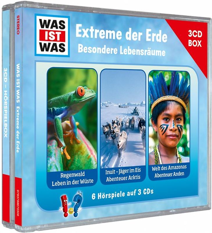 WAS IST WAS 3-CD Hörspielbox. Extreme der Erde. Besondere Lebensräume