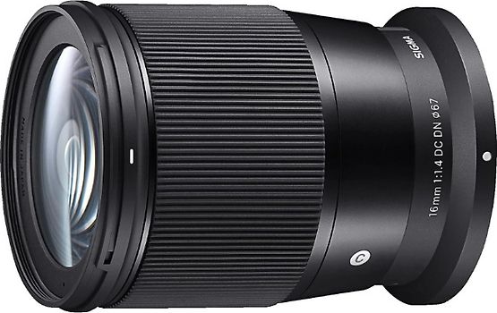 Sigma C 16 mm F1.4 DC DN 67 mm Objectif (adapté à Nikon Z) noir