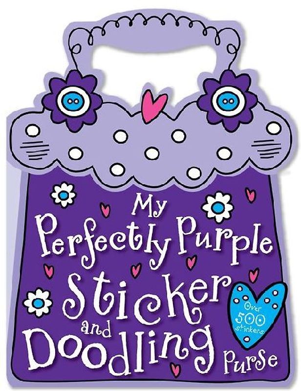 My Perfectly Purple Sticker and Doodling Purse