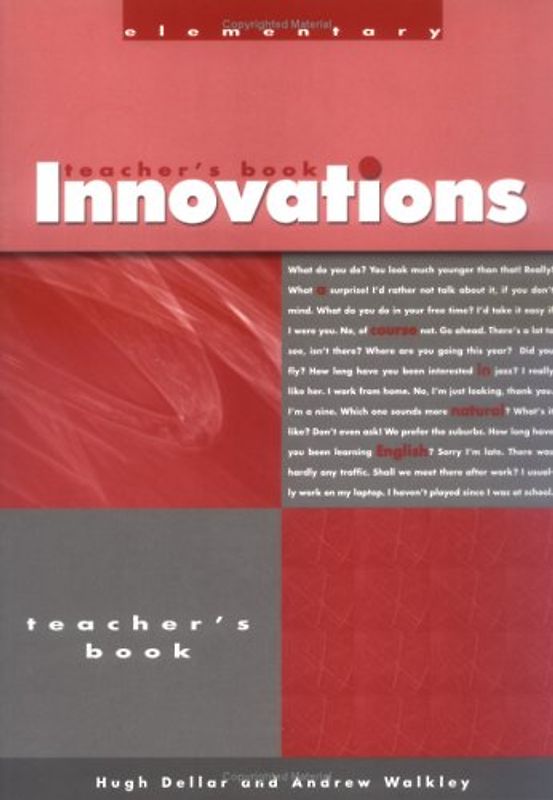 Innovations Elementary. A course in natural English