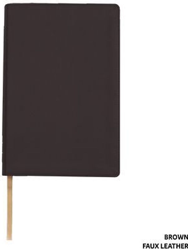 Lsb, 2 Column Verse-By-Verse, Brown Faux Leather, Indexed