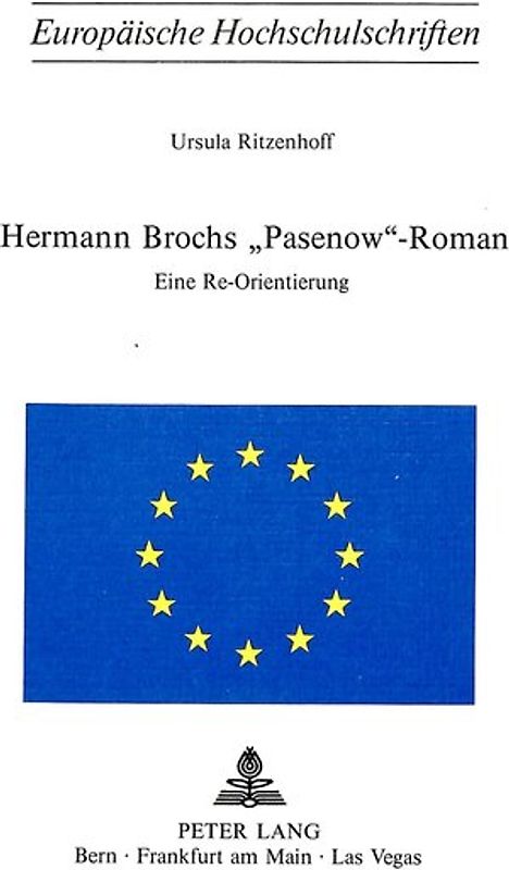 Hermann Brochs «Pasenow»-Roman