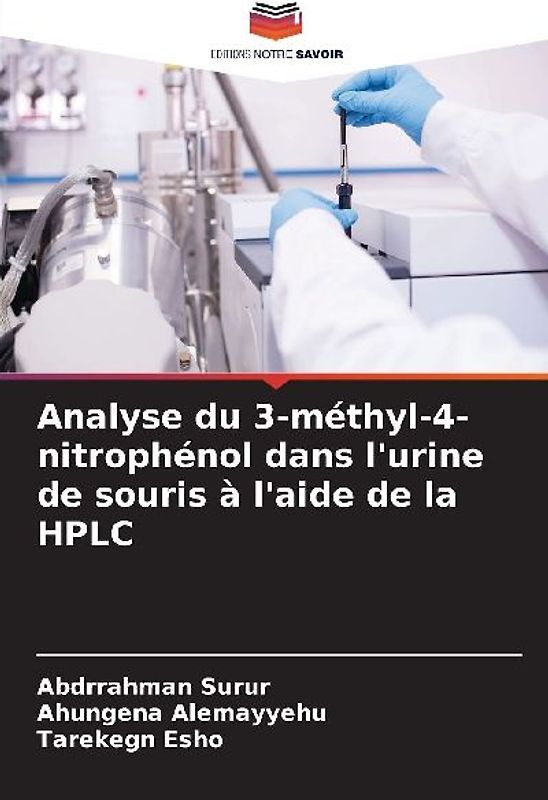 Analyse du 3-méthyl-4-nitrophénol dans l'urine de souris à l'aide de la HPLC