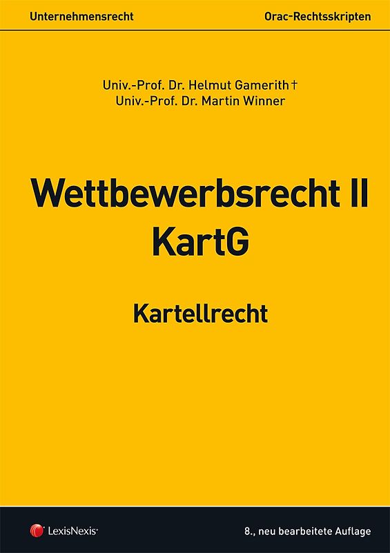 Wettbewerbsrecht II - Kartellrecht