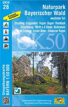 UK50-28 Naturpark Bayerischer Wald - westlicher Teil