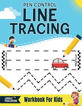 Pen Control Line Tracing Workbook for Kids: Pencil Control Preschool Activity Book | Pre-K and Kindergarten Pre Handwriting Practice Book | Lines, ... (Jungle Publishing Preschool Series, Band 4)