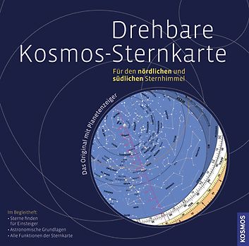 Drehbare Kosmos-Sternkarte