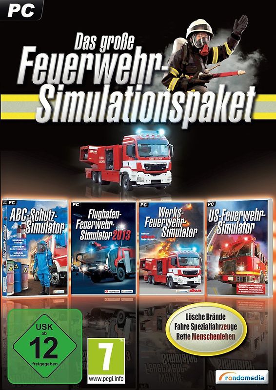 Das große Feuerwehr Simulationspaket PC Spiele