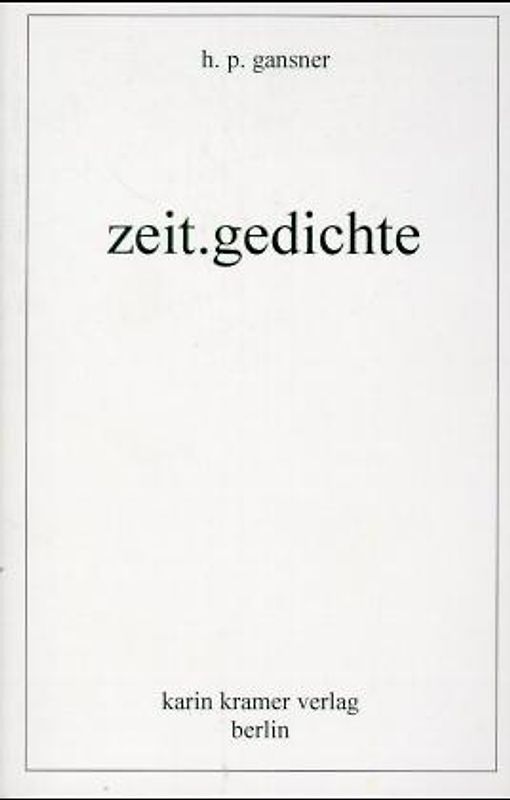 zeit.gedichte