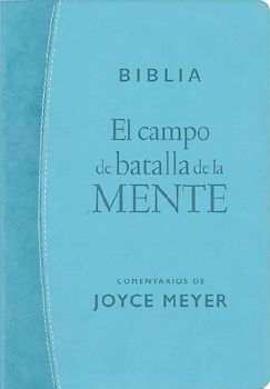 El Campo de Batalla de la Mente - Biblia Rvr1960 (Sentipiel, Azul Turquesa Claro)