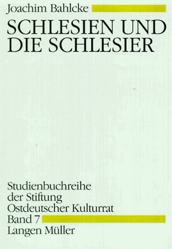 Schlesien und die Schlesier