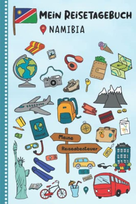 Reisetagebuch für Kinder Namibia: Namibia Urlaubstagebuch zum Ausfüllen,Eintragen,Malen,Einkleben für Ferien & Urlaub A5, Aktivitätsbuch & Tagebuch ... für Reise & unterwegs, Etosha Nationalpark