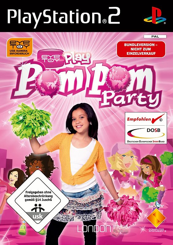 EyeToy: Play PomPom Party (inkl. PomPoms) PlayStation 2