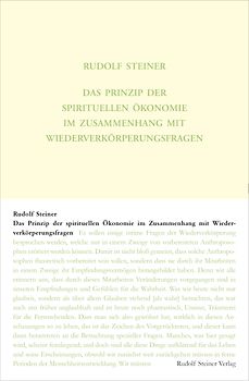 Das Prinzip der spirituellen Ökonomie im Zusammenhang mit Wiederverkörperungsfragen