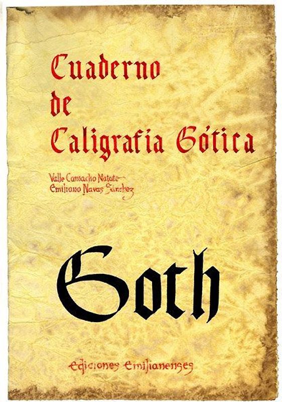Cuaderno de caligrafía (gótica)