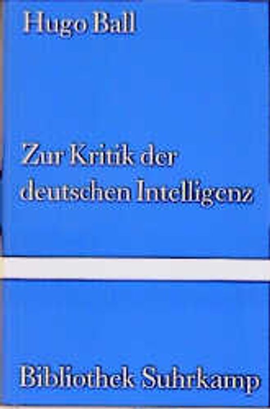 Zur Kritik der deutschen Intelligenz