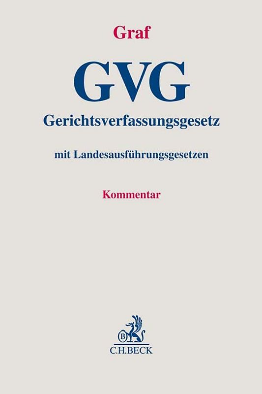 Gerichtsverfassungsgesetz. GVG