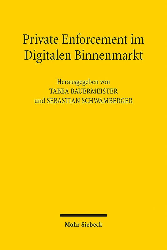 Private Enforcement im Digitalen Binnenmarkt
