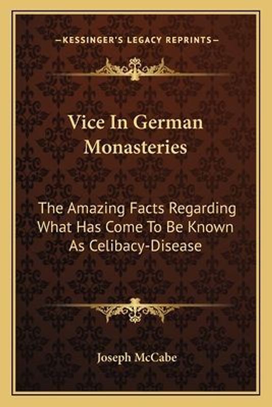 Vice in German Monasteries
