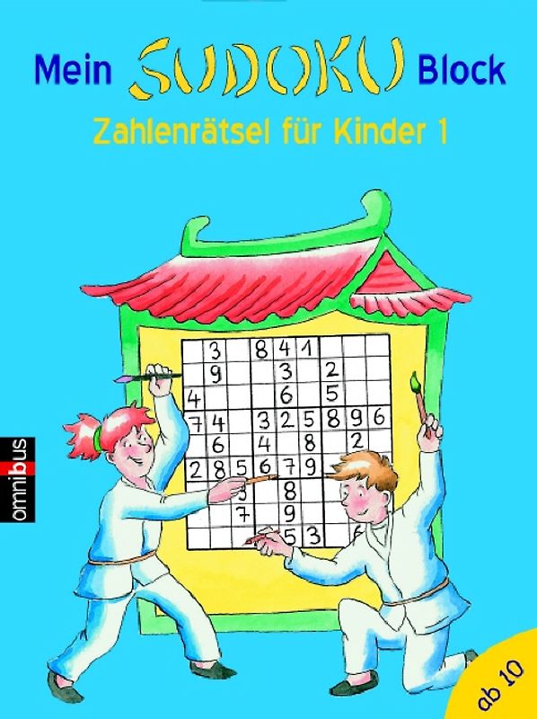 Mein Sudoku Block - Zahlenrätsel für Kinder 1