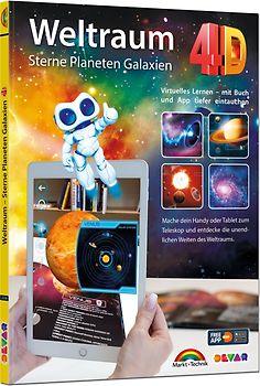 Weltraum 4D - Sterne, Planeten, Galaxien mit APP virtuell durch den Weltall