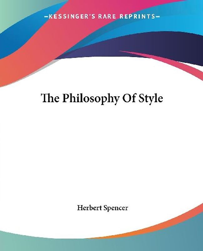 The Philosophy Of Style