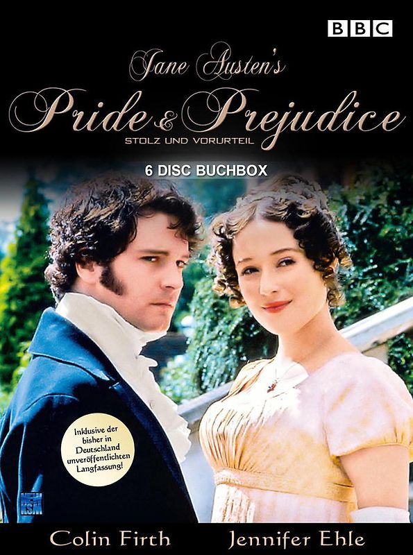 Pride & Prejudice - Stolz und Vorurteil (1995) - Buchbox inkl. Langfassung & Engl. Ton (6er DVD Box) DVD
