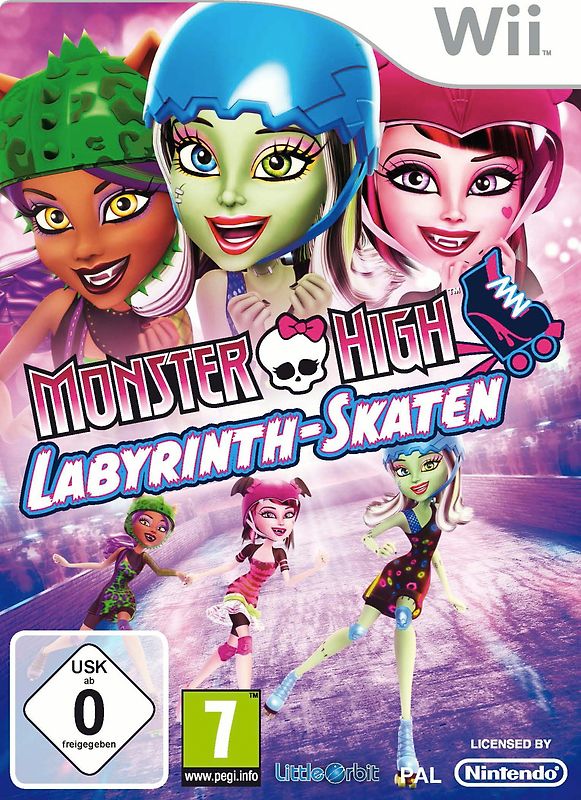 Monster High: Labyrinth-Skaten Nintendo Wii