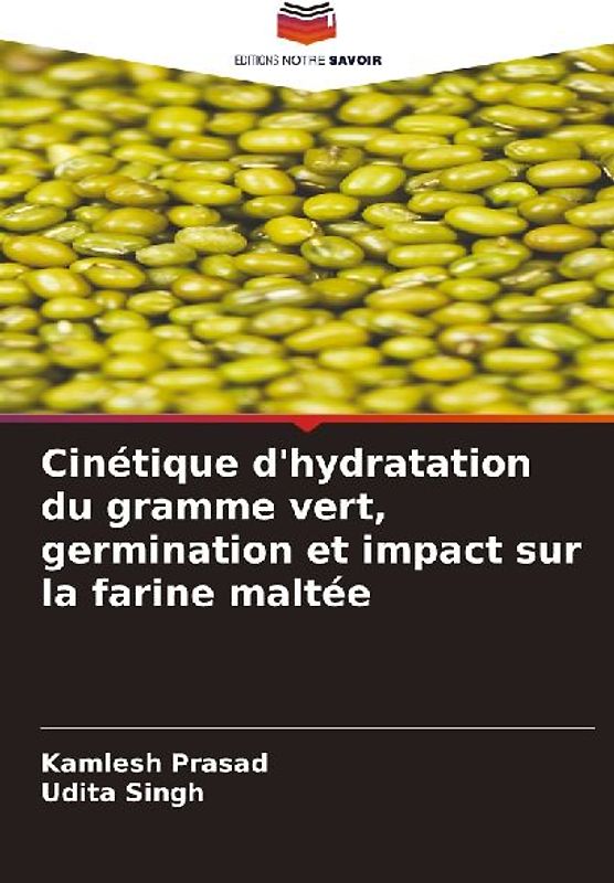 Cinétique d'hydratation du gramme vert, germination et impact sur la farine maltée