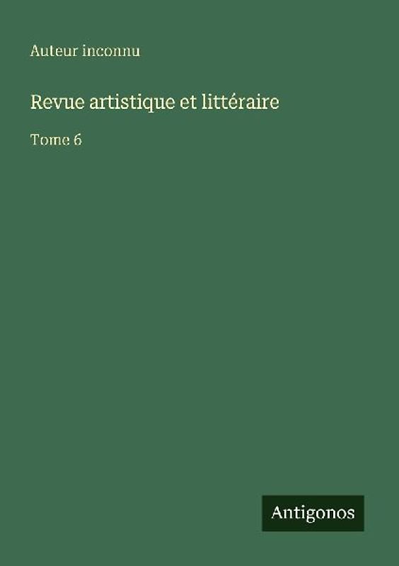Revue artistique et littéraire