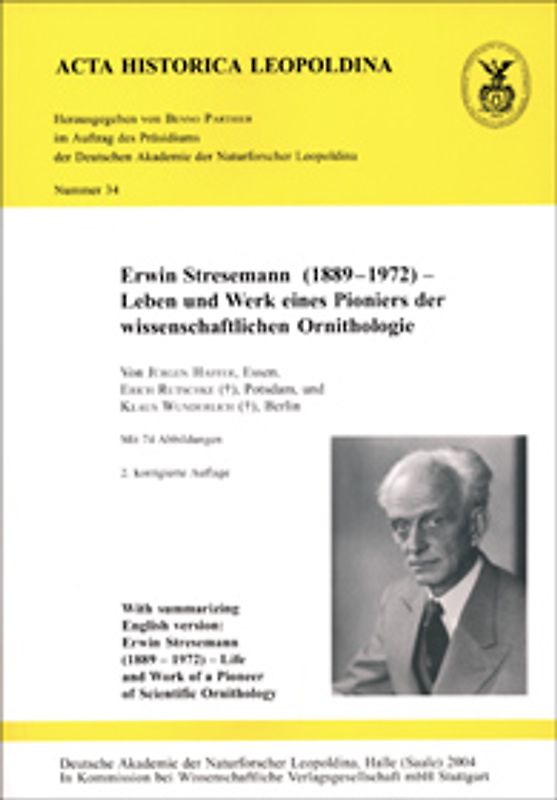 Erwin Stresemann (1889-1972)
