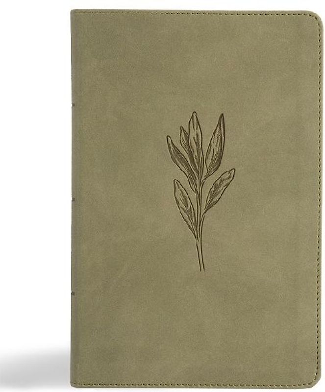 NASB Large Print Personal Size Reference Bible, Sage Suedesoft Leathertouch, Indexed