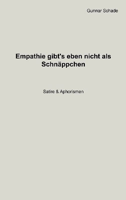 Empathie gibt´s eben nicht als Schnäppchen
