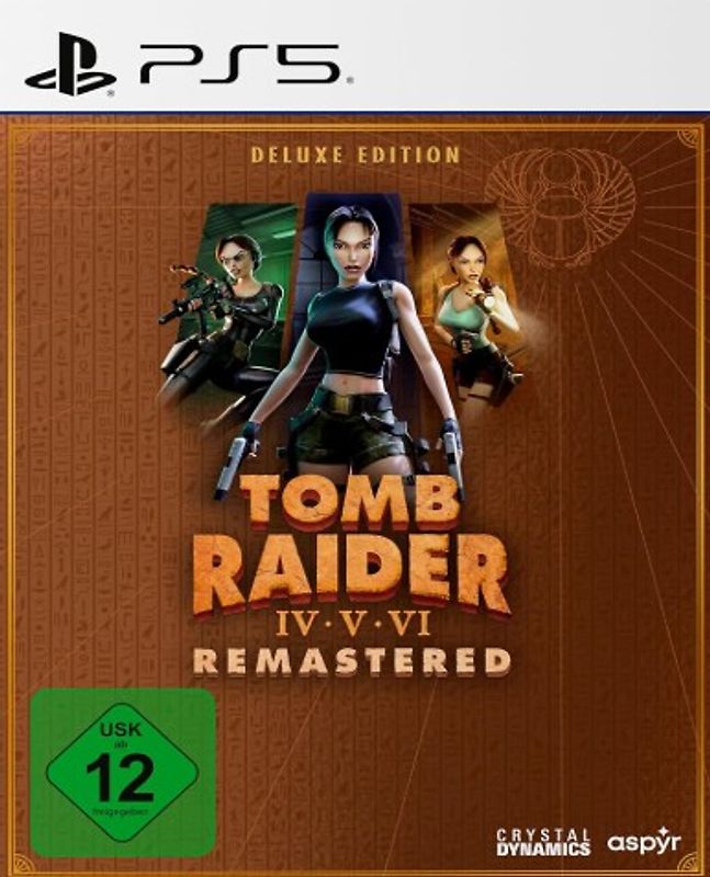 Tomb Raider IV-VI - Remastered [Deluxe Edition Box, Physical Game, Soundtrack Greatest Hits, Steelbook, Erkundungskartenbuch] PlayStation 5